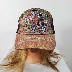 Christian Audigier Embellished Cap